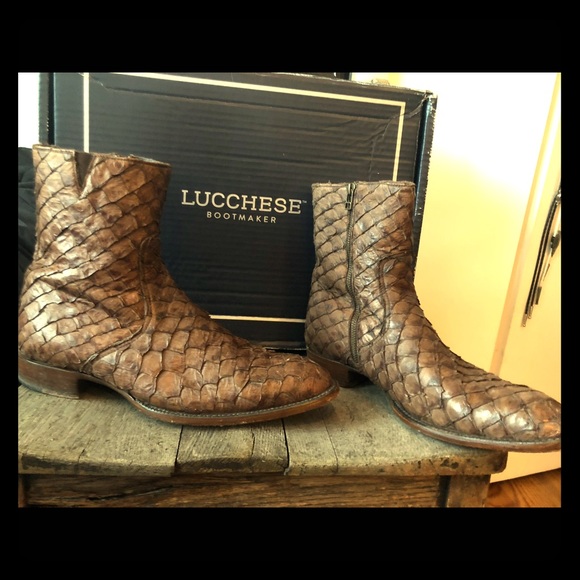 lucchese fish boots